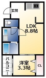 F+style大蓮北２号館の物件間取画像